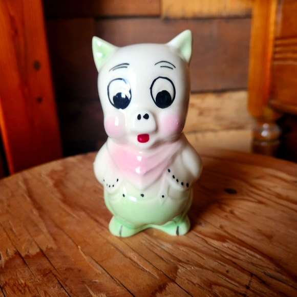 VINTAGE PORKY PIG BANK-4.5" TALL - Picture 1 of 6